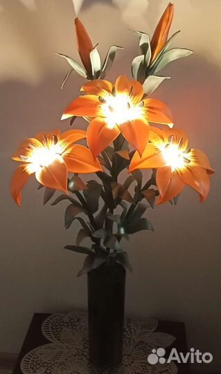 Светильники лилии из изолона 83 см