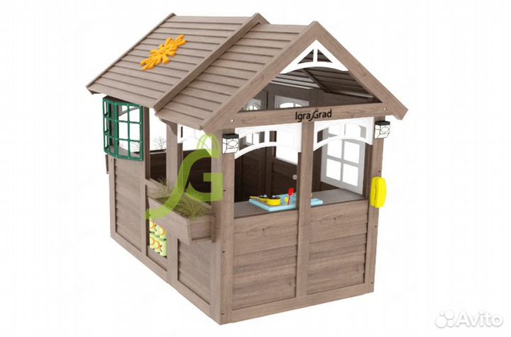 Детский домик игровой Коттедж 2