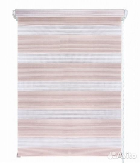 Штора рулонная День-Ночь 72,5x160 карамель;