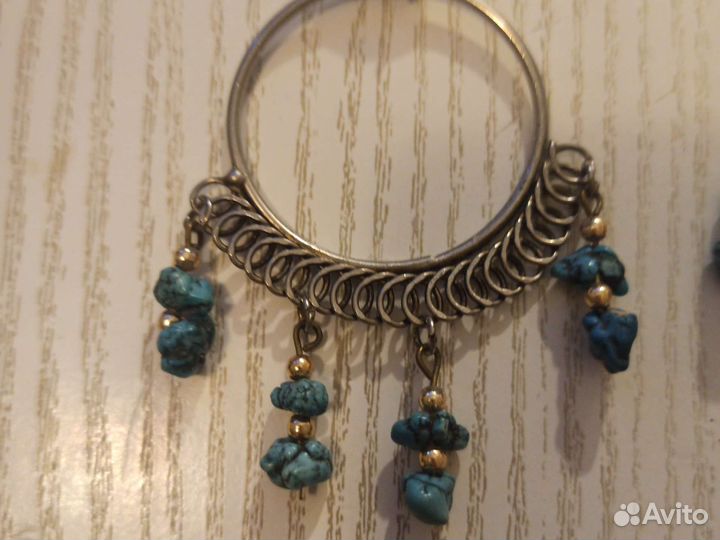 Серьги клипсы винтаж