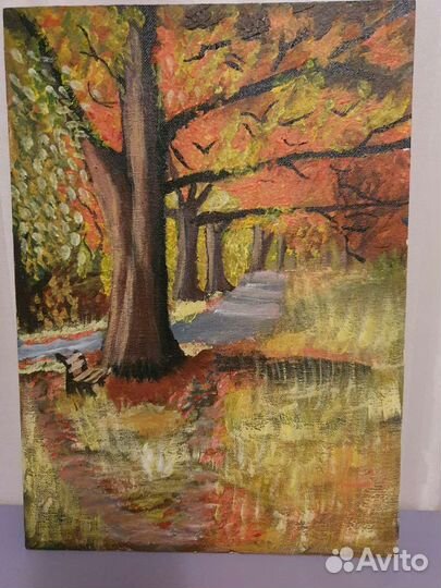 Картина акрилом на холсте