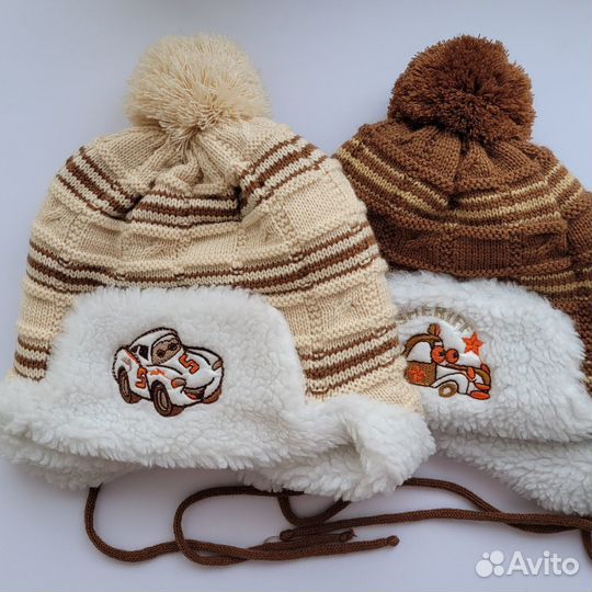 Шапки для мальчика р.50-52