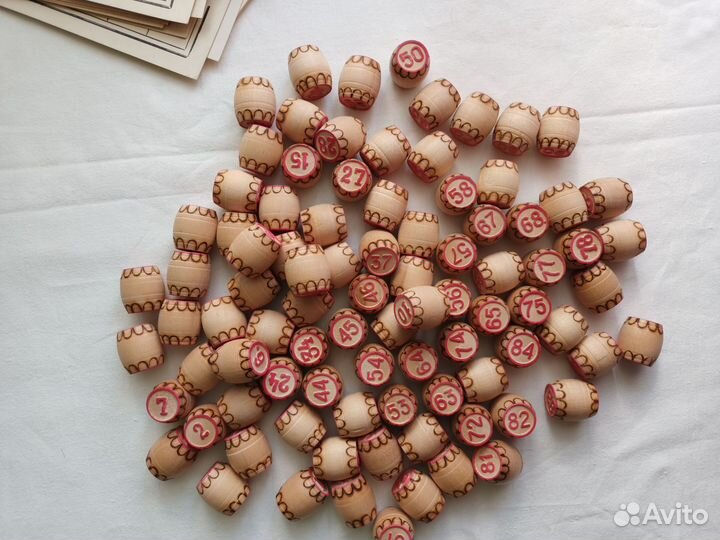 Русское лото сувенирное СССР винтаж