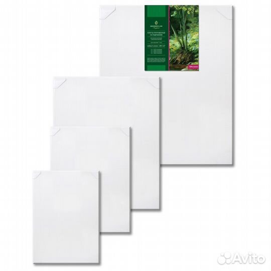 Набор холстов на подрамнике 4 шт