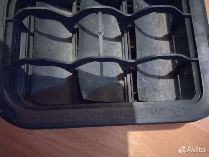 Воздуховод багажника skoda 1h0819465e