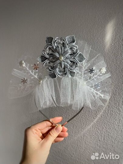 Ободок Снежинка