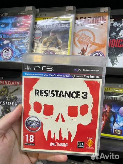 Resistance 3 мануал идеальное состояние ps3