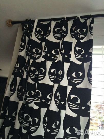 Шикарные шторы в детскую коты и совы
