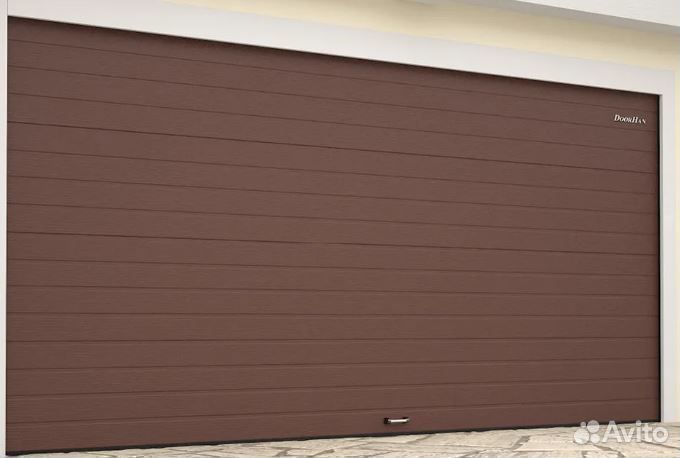 Гаражные секционные ворота дорхан 2500х2750