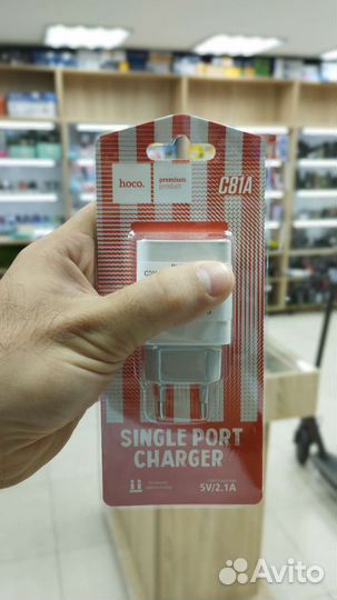 Сзу hoco C81 single port charger 5V/2.1A