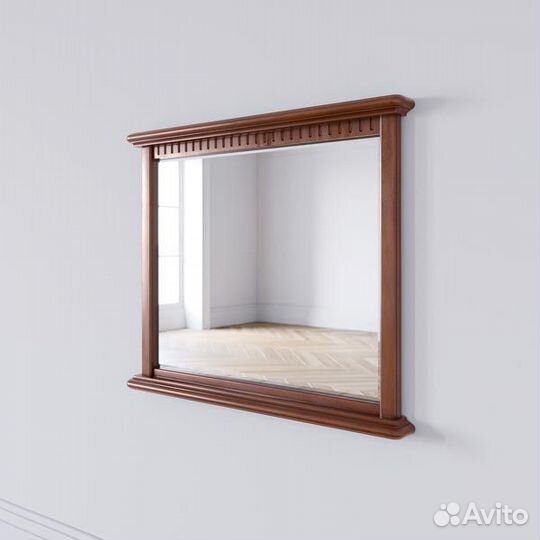 Зеркало настенное в деревянной раме эмаль Италия