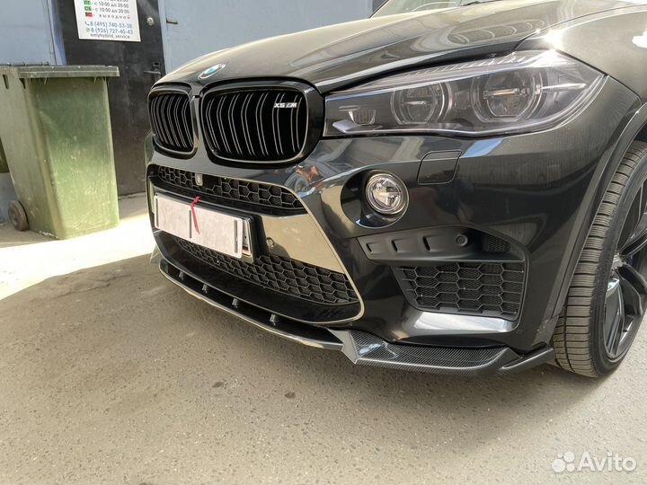 Сплиттер для BMW X5M F85 X6M F86 Maxton карбон