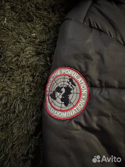 FTP world domination puffer jacket