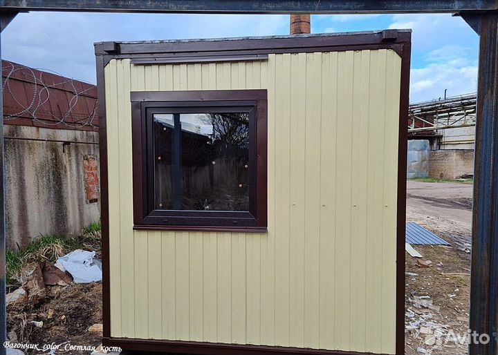 Вагончик строительный 6 x 2.4 м