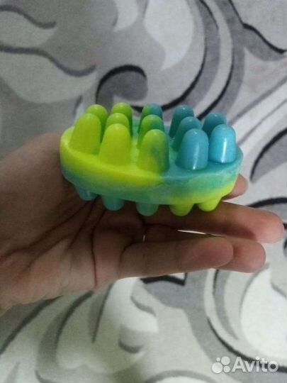 Мыло ручной работы с люфой и овсяными хлопьями