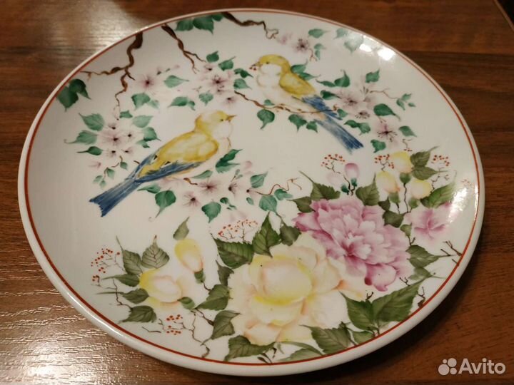 Тарелка настенная Кузнецовский фарфор дулево