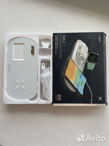 Зарядное устройство 3в1 Deppa для Apple