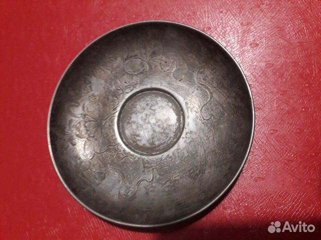 Серебряное блюдце 84пр Царизм