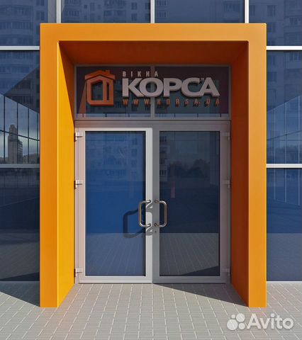 Дверь алюминий теплая