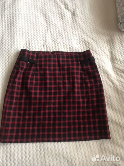 Юбка в клетку