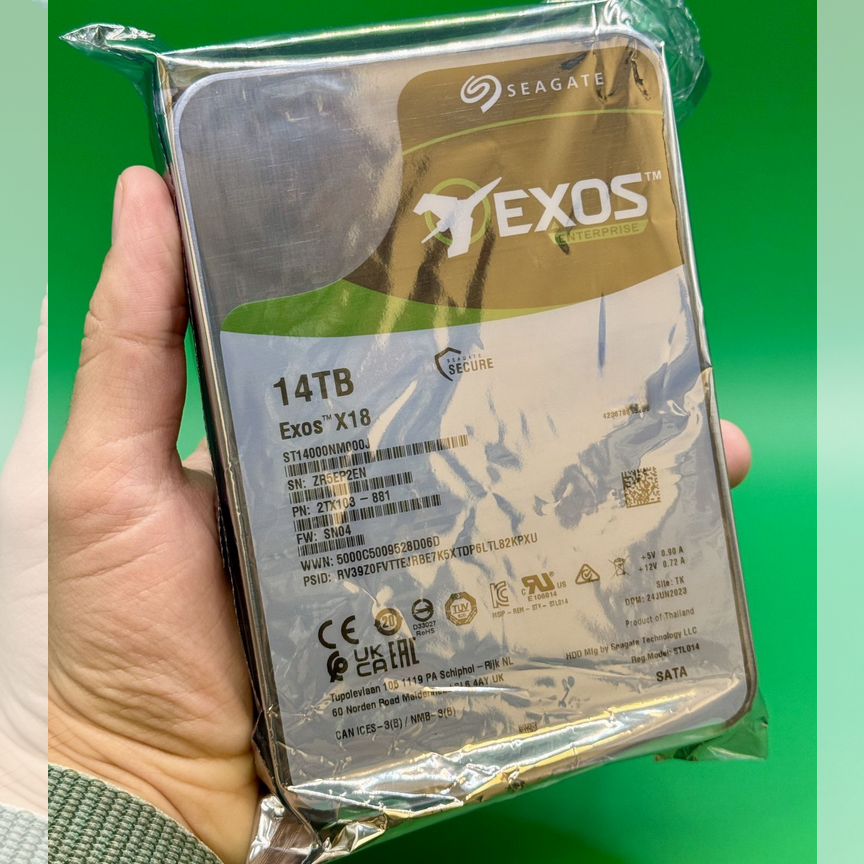 [ST14000NM000J] 14тб Seagate Exos