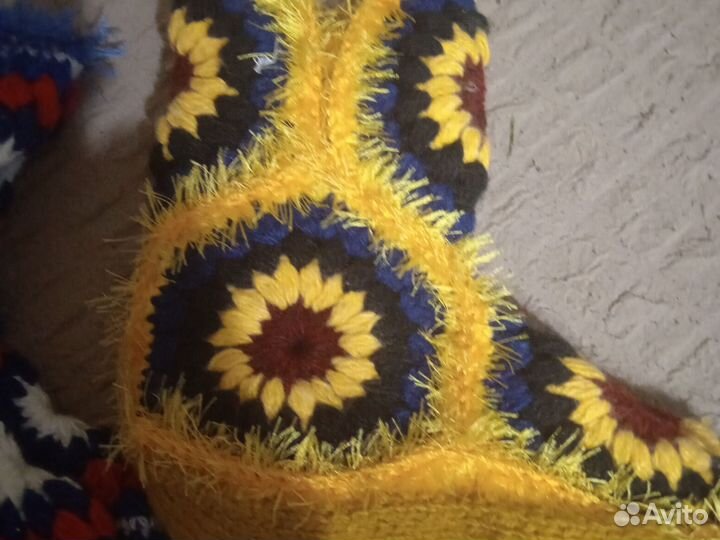 Носки ручной работы, шерсть