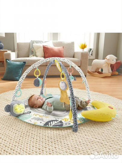 Развивающий коврик fisher price обезьянка