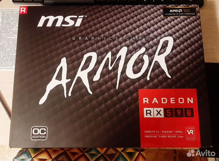 Видеокарта MSI RX 590 8 Гб