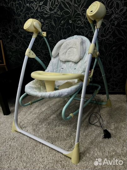 Детские электронные качели Happy Baby