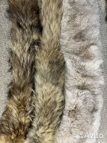 Натуральный меховой воротник