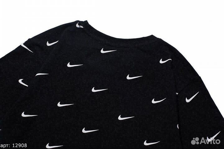 Футболка Nike Swoosh Чёрная