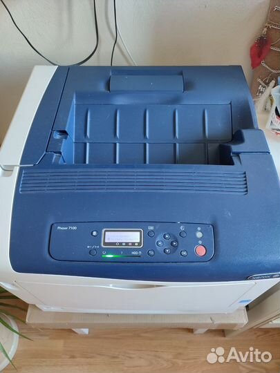 Принтер Xerox Phaser 7100 и 5 новых катриджей