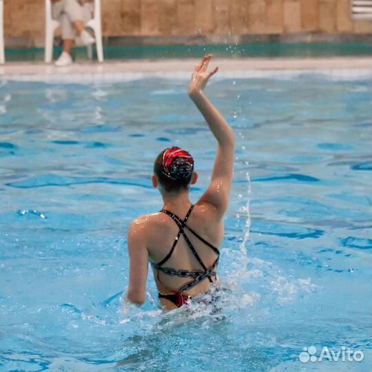 Огненный купальник синхронное плавание