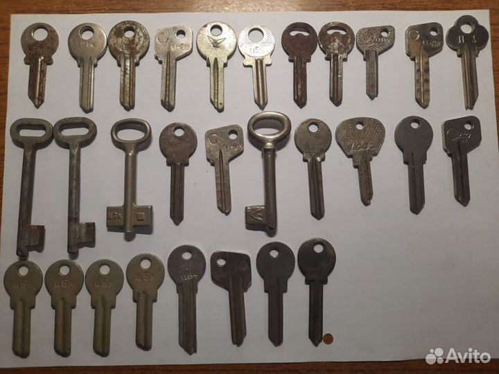 Ключи старинные (заготовки)