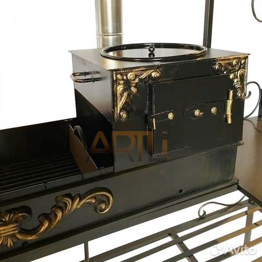 Мангал с навесом 