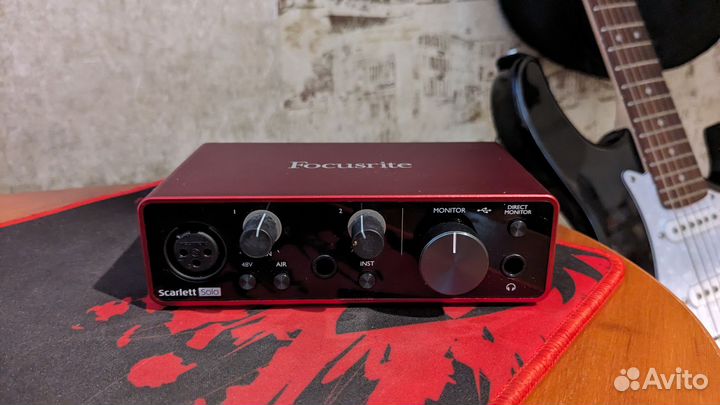 Focusrite scarlett solo 3rd gen звуковая карта