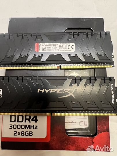 Оперативная память Kingston HyperX Predator 16 гб