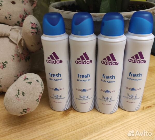 Adidas дезодорант-спрей женский fresh