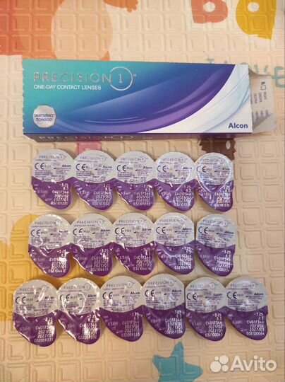 Precision 1 контактные линзы 16шт, D -3.25. BC 8,3