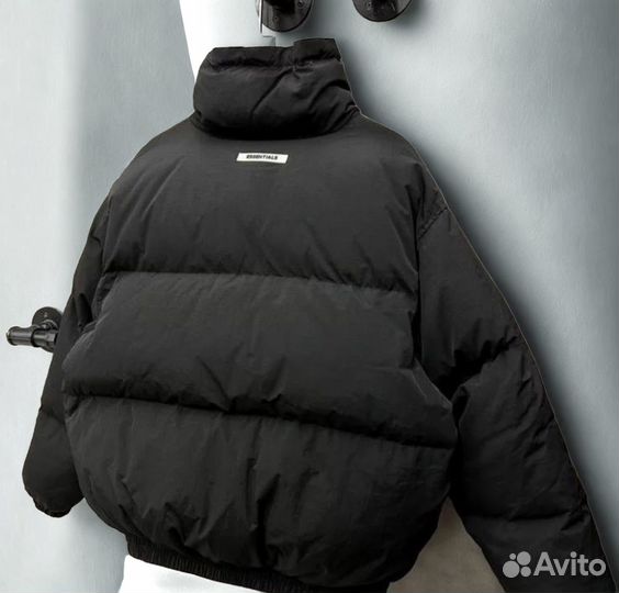 Зимний Пуховик Essentials Fear of God oversize