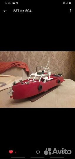 Катер сувенирный