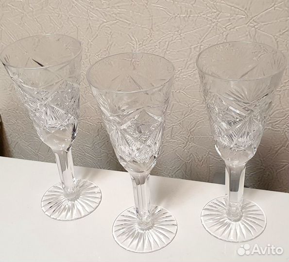 Рюмки хрусталь СССР