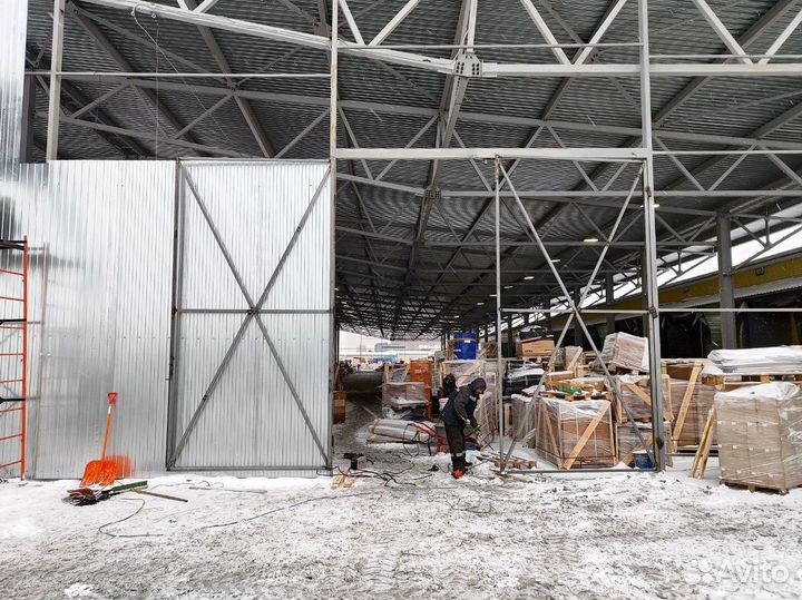 Склад класса А из сэндвич-панелей