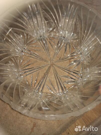 Ваза хрустальная