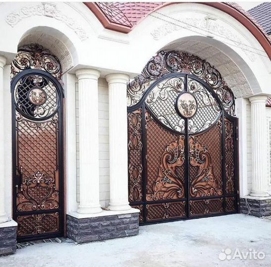 Кованые ворота