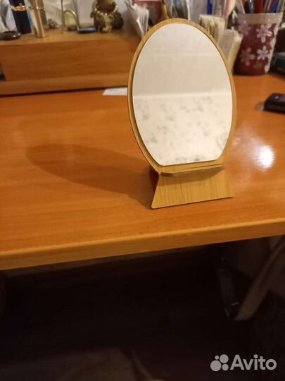 Зеркало и ободок из бересты