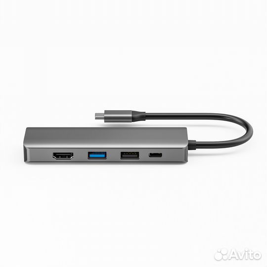 USB Хаб Type-C 8в1 на MacBook bronkа