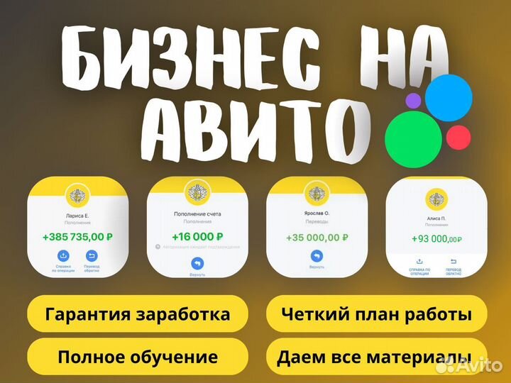 Прибыльный онлайн бизнес на авито