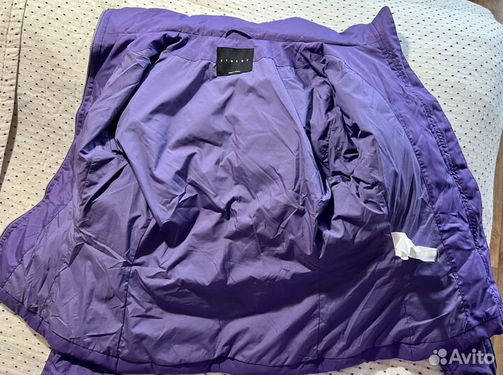 Sisley Фиолетовая женская куртка размер S