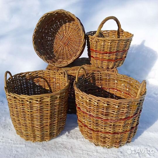 Корзина из натуральной ивы